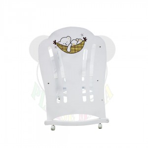 Chinese baby bed size 120×60 white