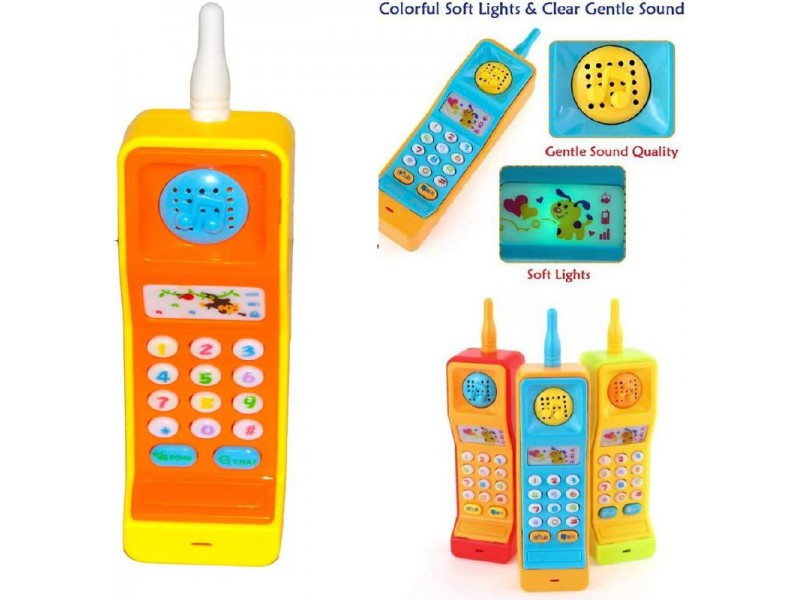 Wireless music phone with sound and light effects