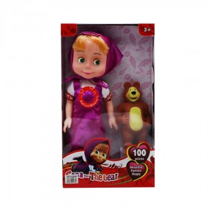 Masha and the Bear 2-piece doll