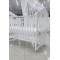 Bed, white, size 120 * 60