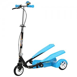 Smart scooter with 2 pedals and 3 wheels for kids