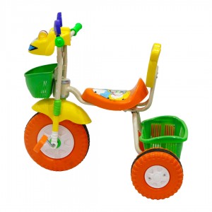 Three-wheeled plastic bike