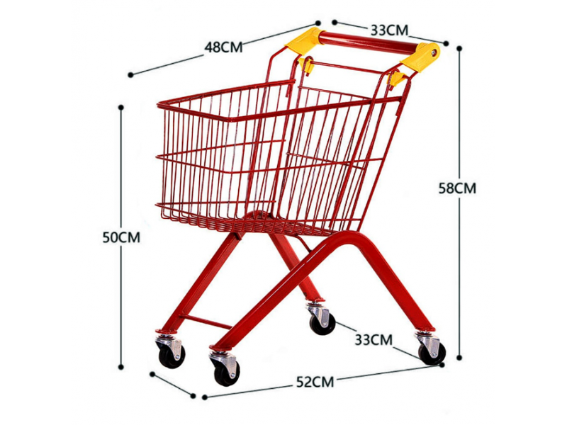 عربية تسوق للاطفال بالوان متعددة