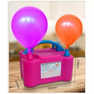 Double nozzle electric balloon pump