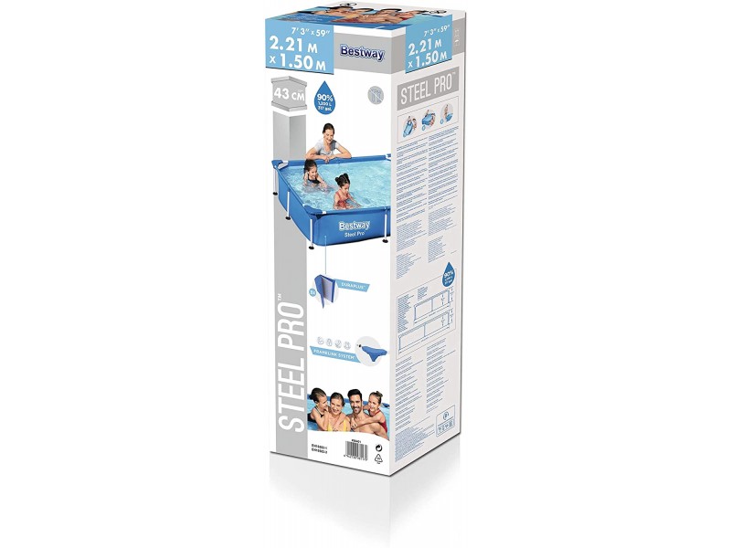 Bestway rectangular swimming pool for unisex