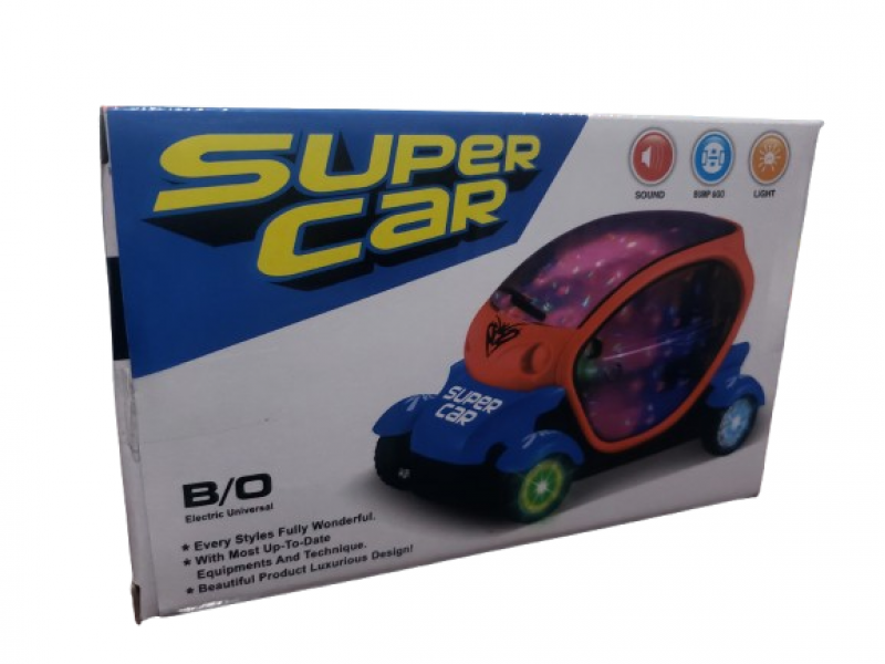 3D car with light and music