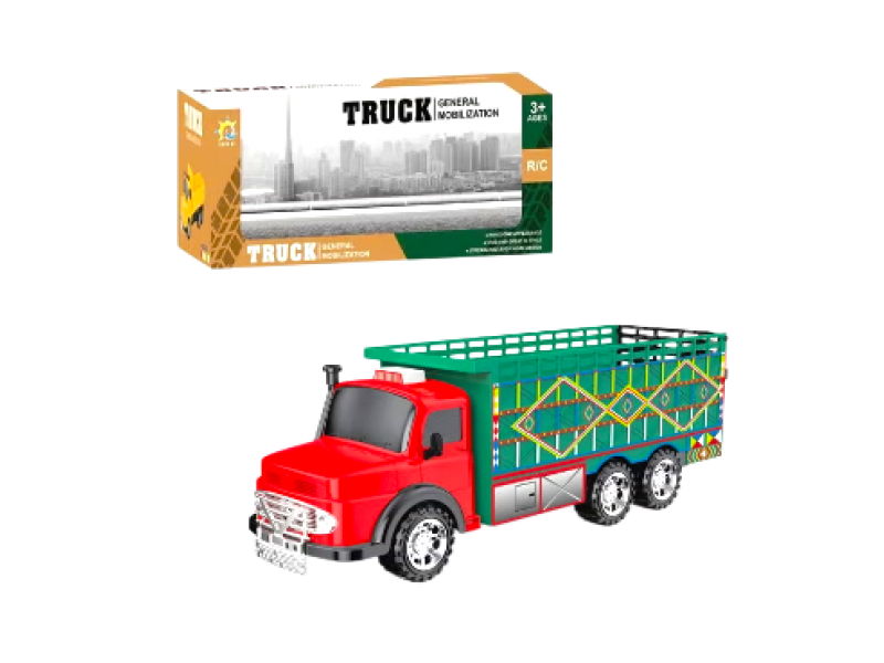 شاحنة لوري  مع جهاز تحكم