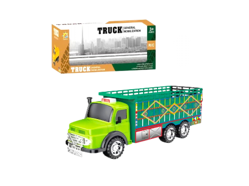 شاحنة لوري  مع جهاز تحكم