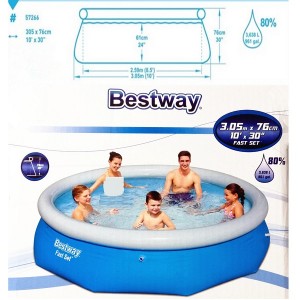 305X76cm inflatable sail pool