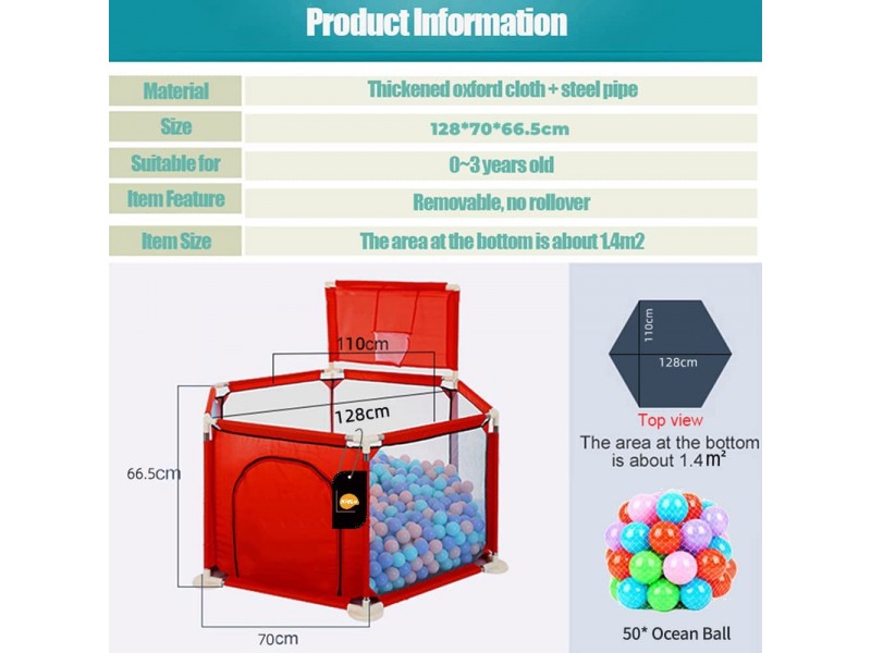 Mobile and portable playground with balls