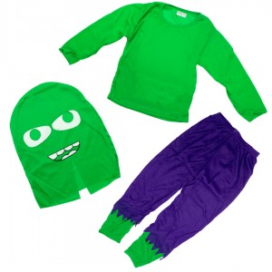 Hulk green man cosplay costume