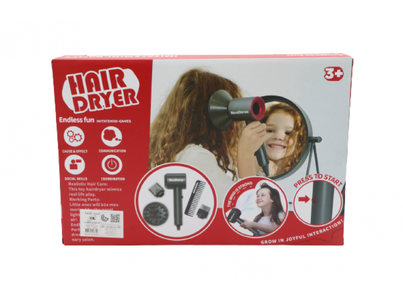 Hair dryer set games for girls