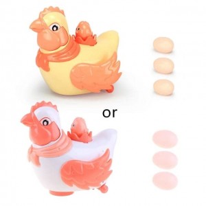 Egg laying chicken toy