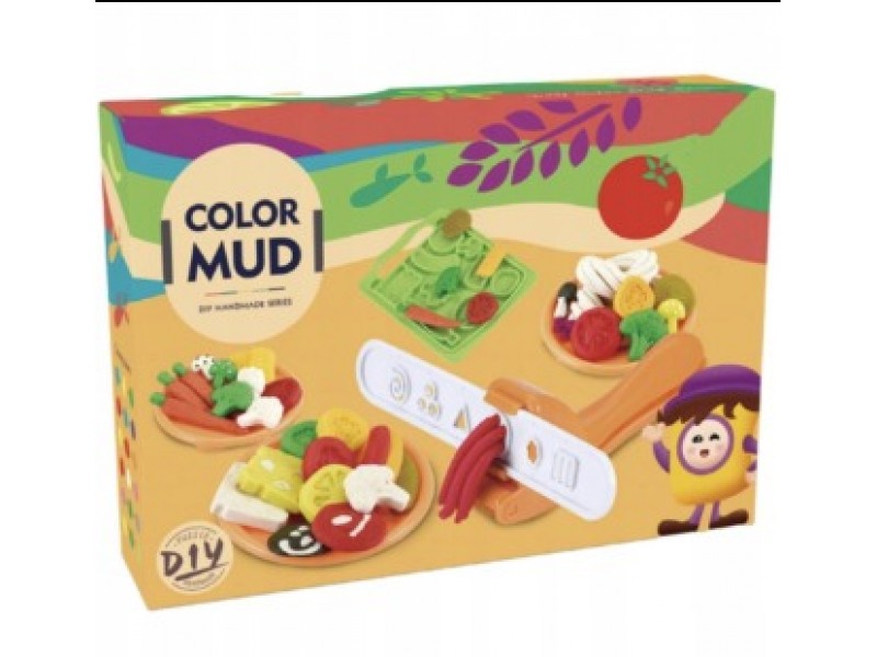 clay kit  game for children, with 8 colors, including a set of  clay kit  molds and a rolling pin.