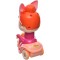 A cute, multi-colored plastic Reso car figurine with a delightful design for girls and children.