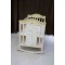 Wooden children's bed with giraffe pattern