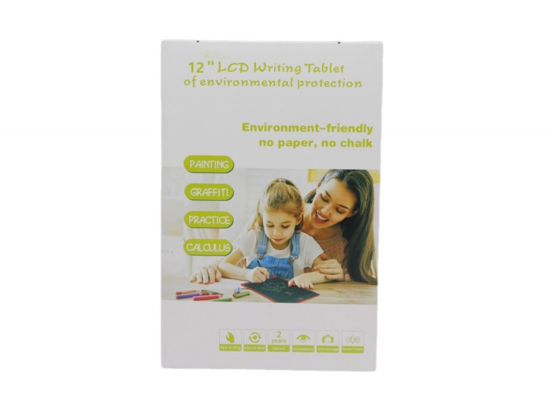 An educational whiteboard in the shape of a large iPad