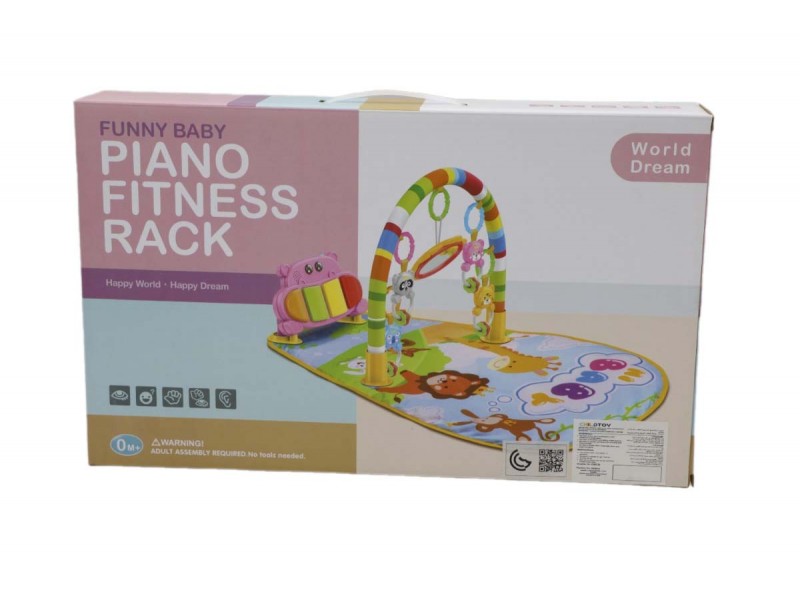 Piano game mat for newborns