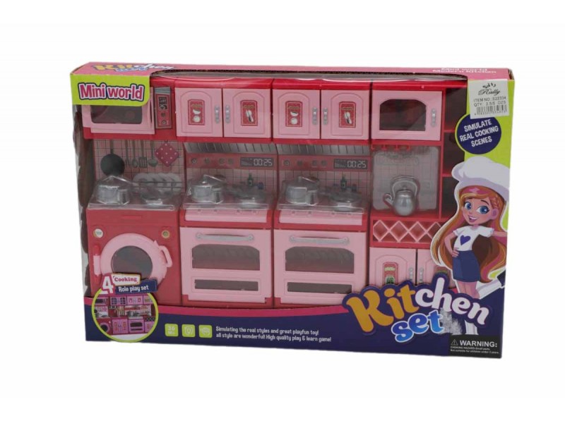 Exciting Small Kitchen Playset for Girls.