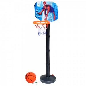 Spider-Man style basketball stand