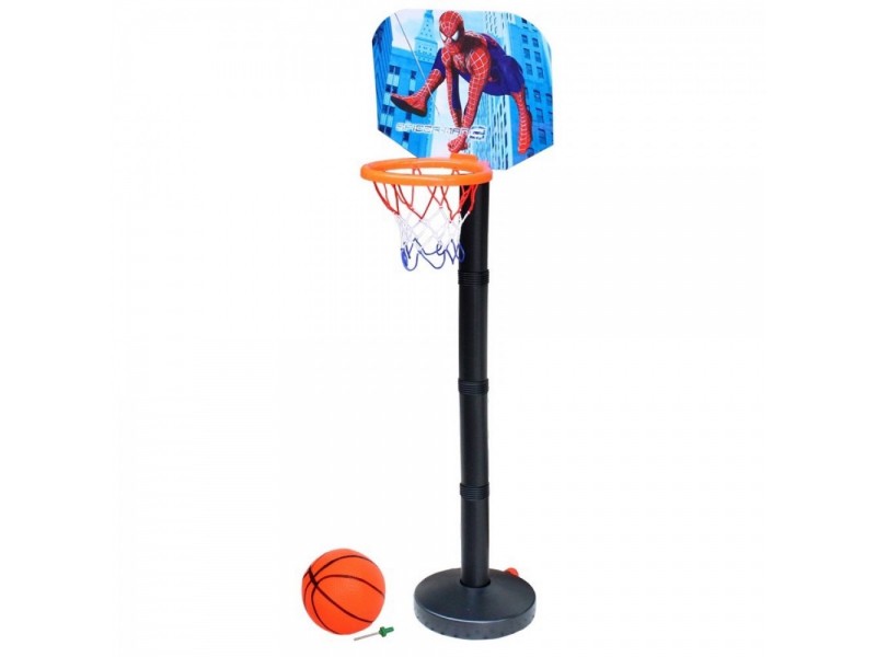 Spider-Man style basketball stand