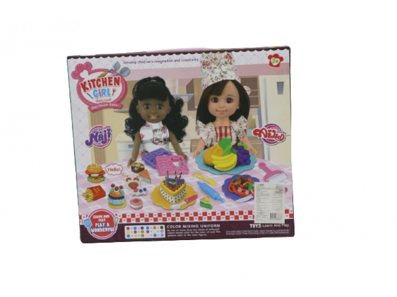 Chef figure doll with accessories