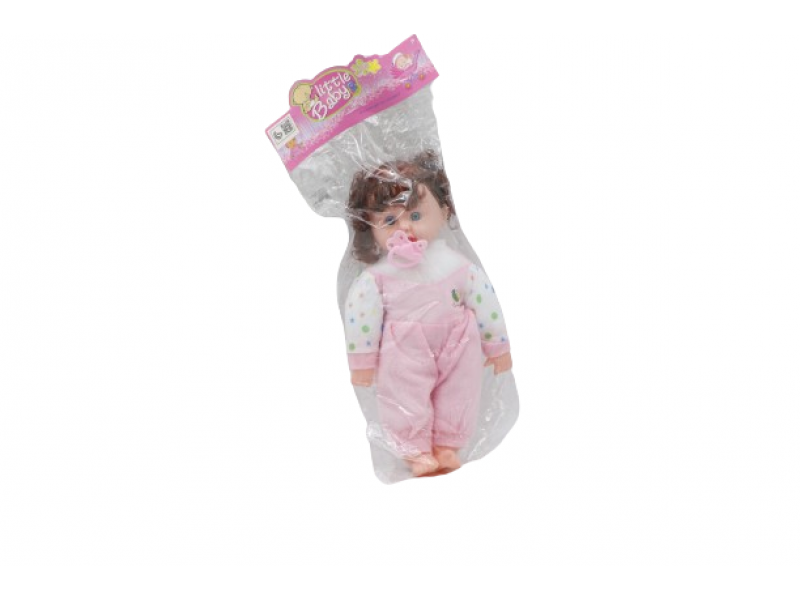 Cotton Baby Doll with Pacifier.