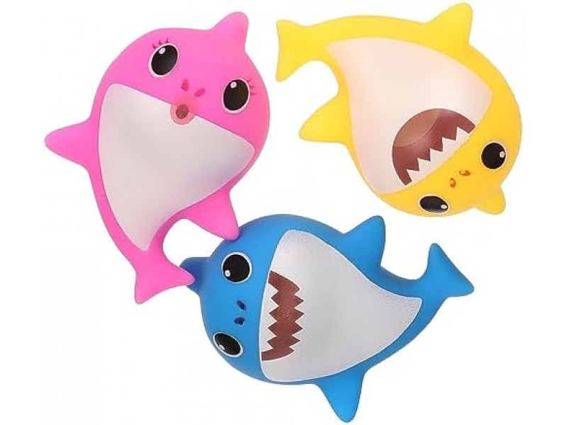 Plastic Baby Shark with a surprised face for children