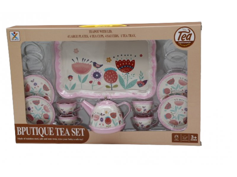 Metal tea set toy online