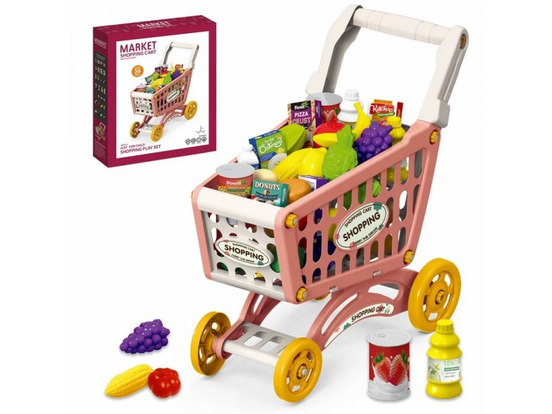 Shopping Cart Store Playset (56 Pieces)