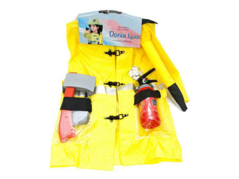 زي تنكري رجل الاطفاء 