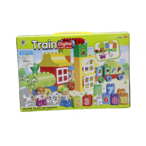 Train building blocks set