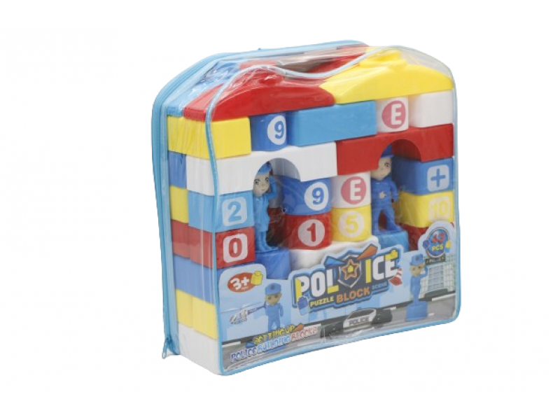 Police cube assembly game