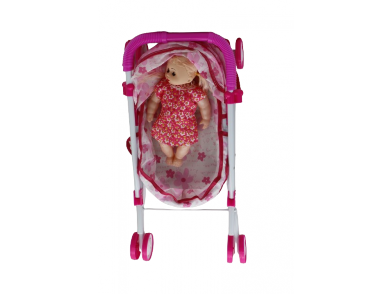 Doll toy with stroller