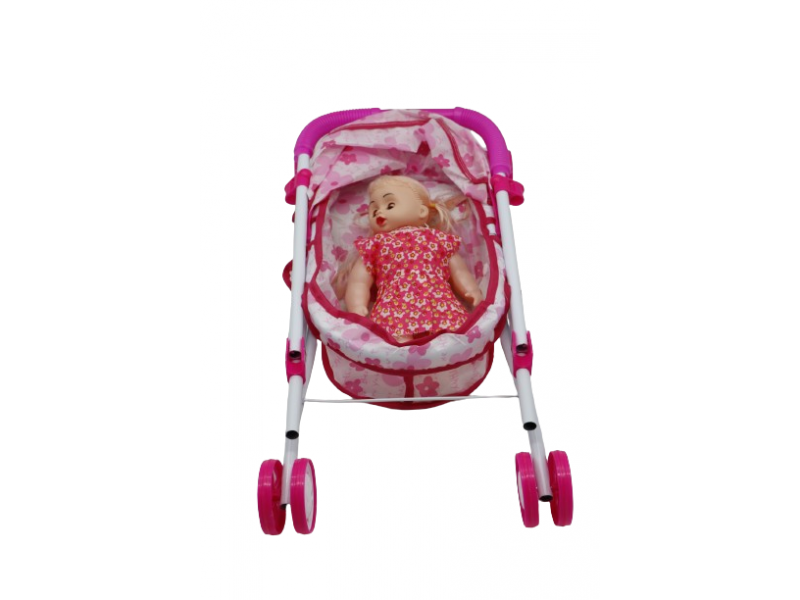 Doll toy with stroller