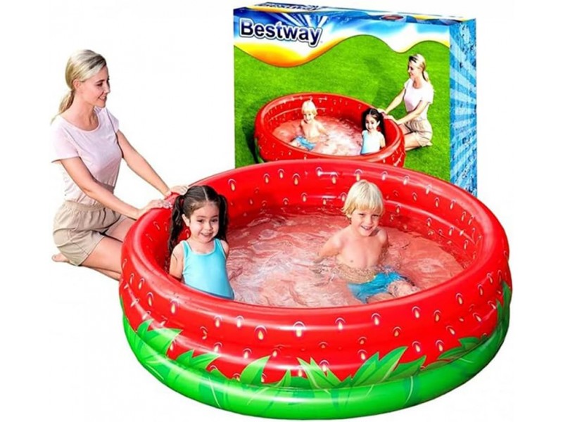 Bestway round pool with strawberry design