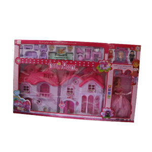 Large pretend doll house toy