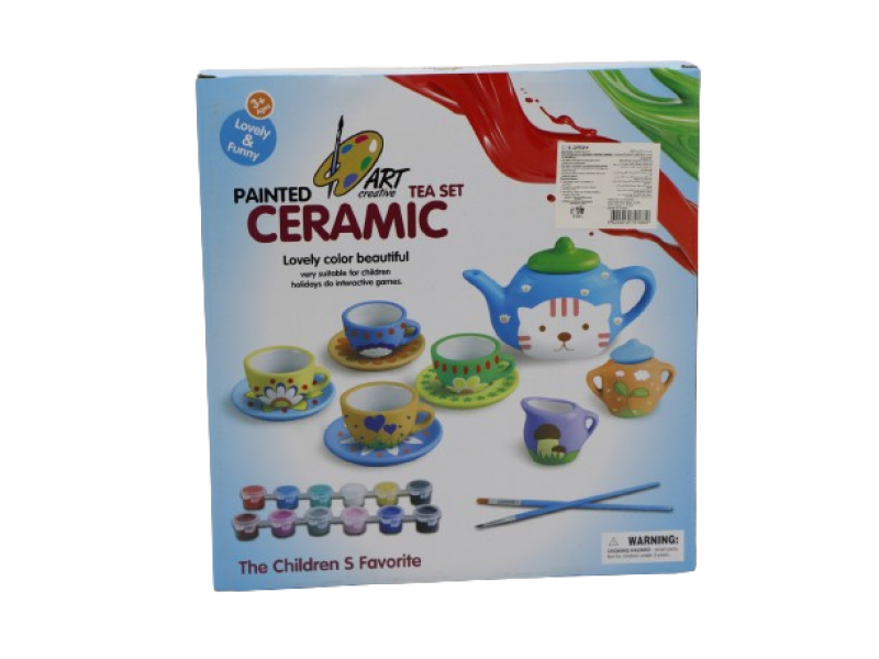 Ceramic cups coloring game