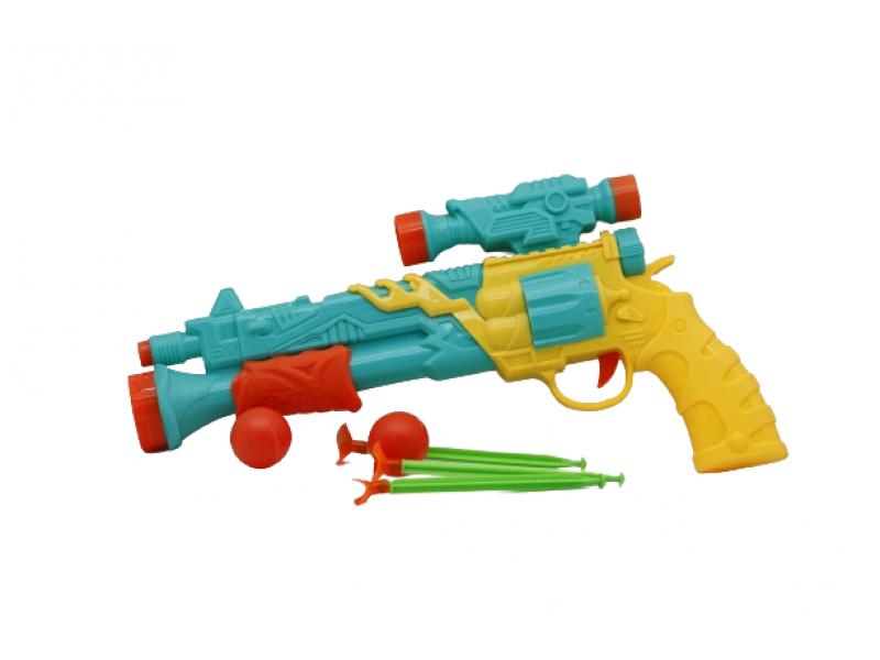 Plastic ball shooting toy