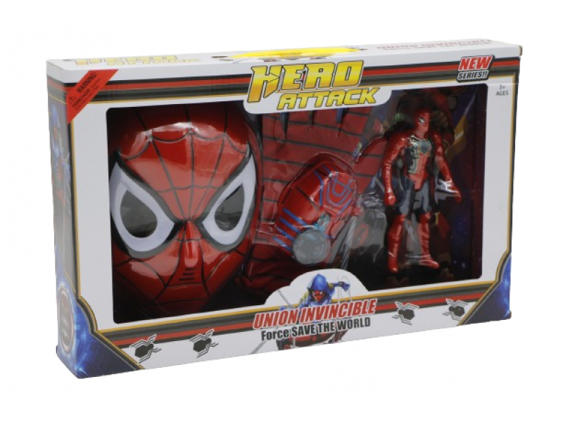 Spider-Man figure and mask toy