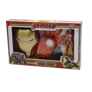 Iron Man figure and mask toy