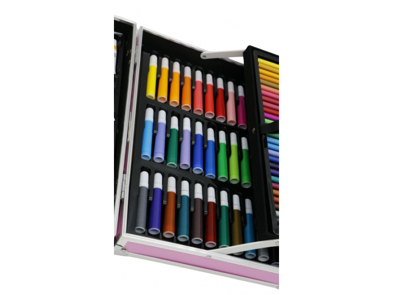 A Creative Kids' Color Set in a Metal Case