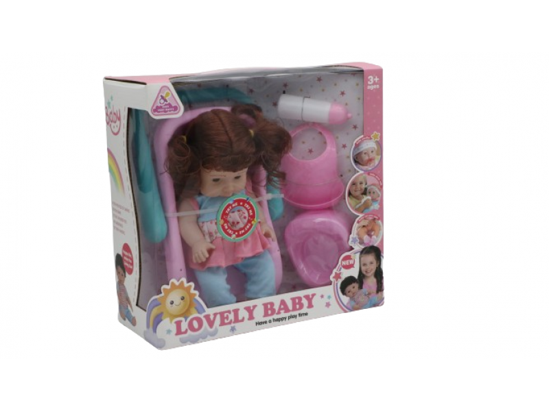 Toddler Doll with Carrier