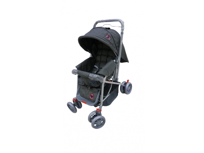 Folding baby stroller.