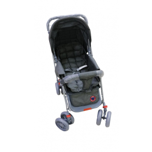 Folding baby stroller.