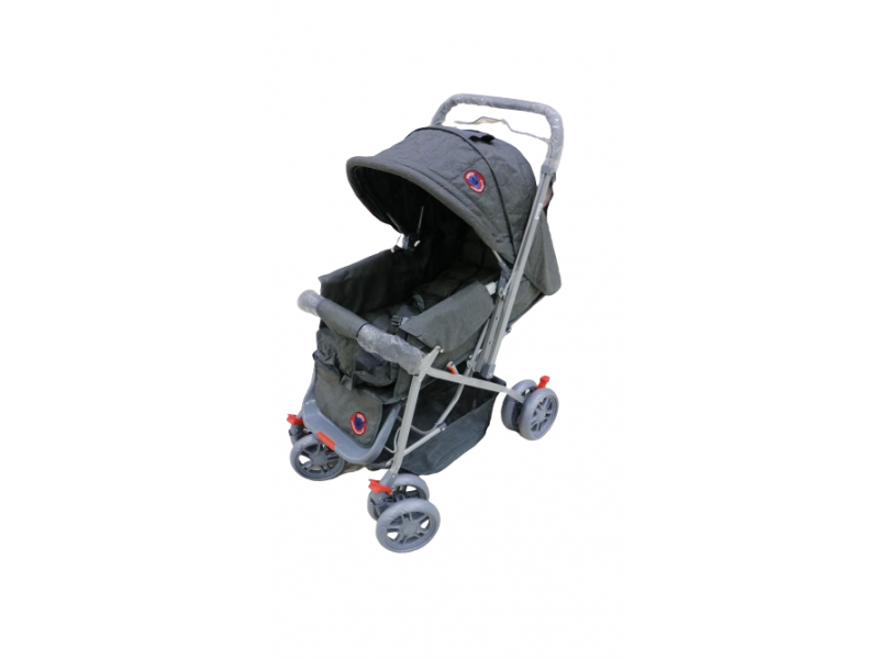 Folding baby stroller.