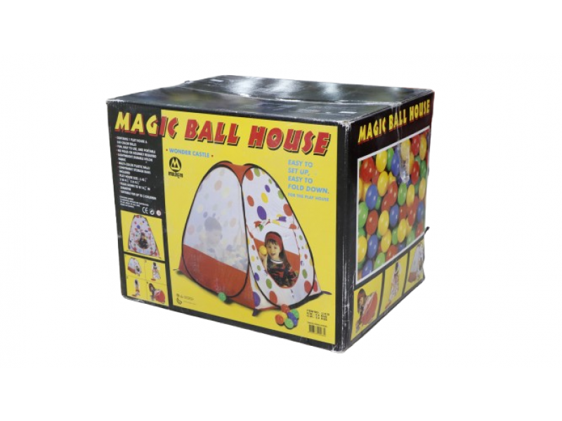 Colorful balls tent