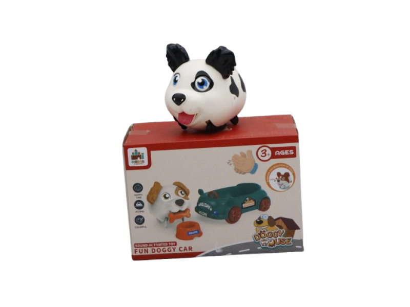 Dog toy with car