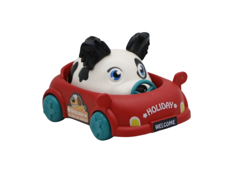 Dog toy with car