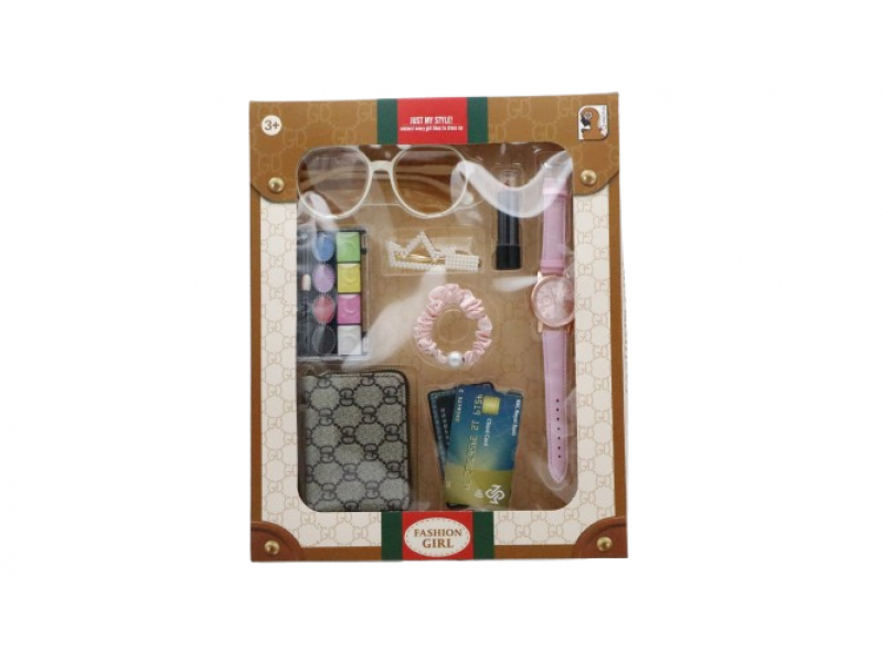 Girls accessories toy with bank card